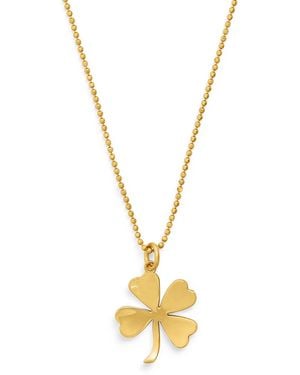 Jennifer Meyer Edith Clover Necklace - Metallic