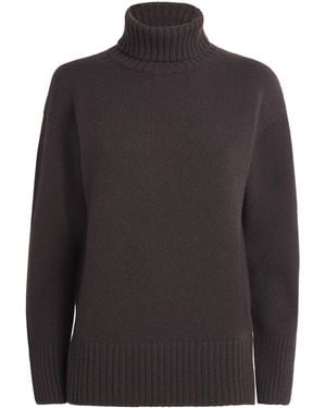 Harrods Cashmere Rollneck Sweater - Black