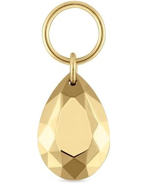 Maria Tash Faceted Pear Single Charm - Metallic