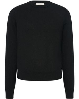 The Row Benji Cashmere Sweater - Black