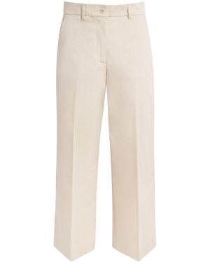 Weekend by Maxmara Wide-Leg Tailored Pants - Natural