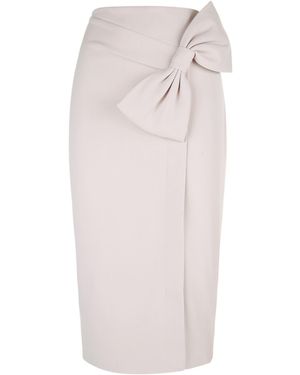 Ted Baker Liyah Bow Pencil Skirt - Pink