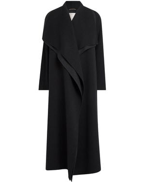 RETORI Virgin Wool Double Coat - Black