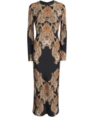 Veronica Beard Silk-Blend Lupita Maxi Dress - Natural
