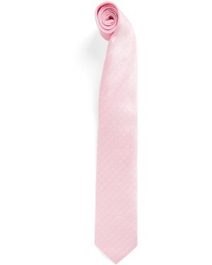 Isaia Silk Seven-Fold Tie - Pink