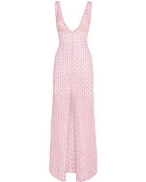 Missoni Metallic Kaftan Maxi Dress - Pink
