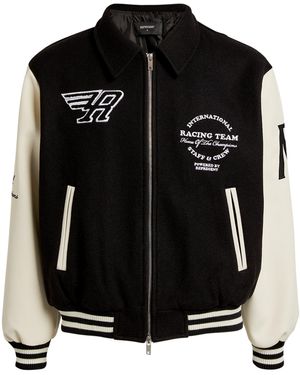 Represent Racing Team Varsity Jacket - Black