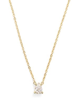 Harrods And Diamond Pendant Necklace - Metallic