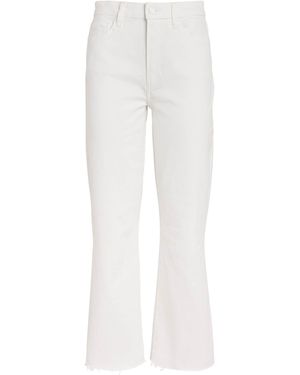 PAIGE Courtney Flared Cropped Jeans - White