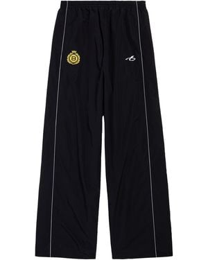 Balenciaga Cotton-Blend Technical Trousers - Black