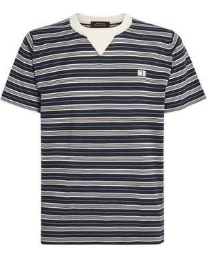 Wales Bonner X John Smedley Wool-Cotton Song Jumper - Blue