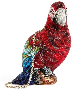 Judith Leiber Parrot Clutch Bag - Red