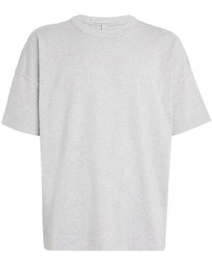 Skims Cotton-Blend Lounge T-Shirt - White
