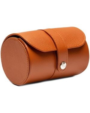 Ettinger Leather Capra 3 Watch Case - Brown