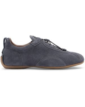 dunhill Suede Automotive Davies Sneakers - Blue
