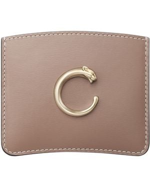 Cartier Panthère C De Card Holder - Brown