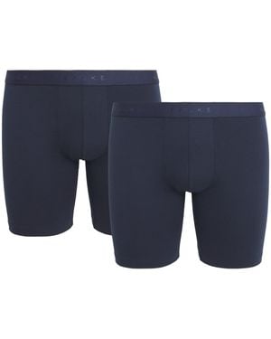 FALKE Stretch Egyptian Cotton Boxer Briefs - Blue