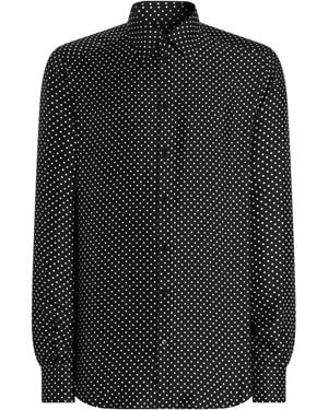 Dolce & Gabbana Silk Shirt - Black