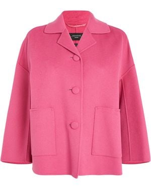 Weekend by Maxmara Virgin Wool Panca Jacket - Pink