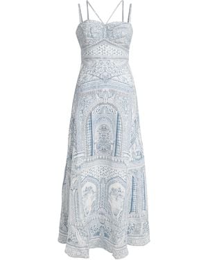 CAMILLA The Hum Of The Alhambra Midi Dress - White