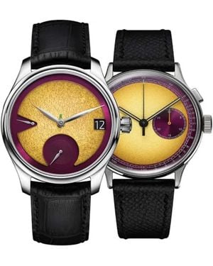 H. Moser & Cie. X Studio Underd0G Set Of 2 Passion Project Watches - Yellow