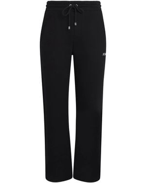 Amiri Cotton Relaxed Logo Joggers - Black