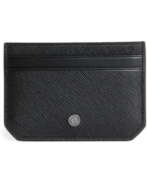 Harrods Saffiano Leather Card Holder - Black