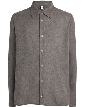 Won Hundred Wool-Viscose Adriel Shirt - Grey