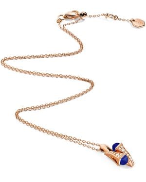 Marli New York Diamond And Lapis Lazuli Cleo Necklace - White