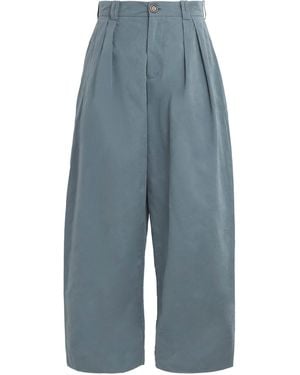 S.S.Daley Morris Chore Wide-Leg Trousers - Blue