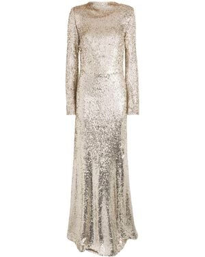 Jonathan Simkhai Beatrice Sequin Gown - Natural