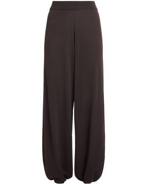 Herskind Merino Clark Wide-Leg Pants - Brown
