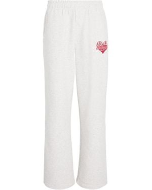 ADANOLA Lovers Club Sweatpants - White
