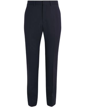 Ralph Lauren Wool Gabardine Trousers - Blue