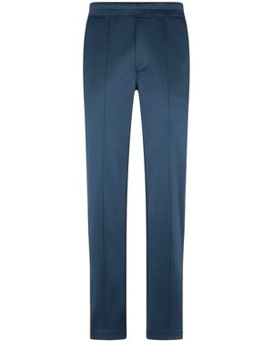 Tom Ford Satin Side-Stripe Joggers - Blue