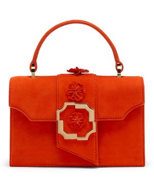 Malone Souliers Mini Suede Audrey Top-Handle Bag - Red