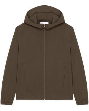 Givenchy Logo Embroidered Windbreaker Jacket - Green