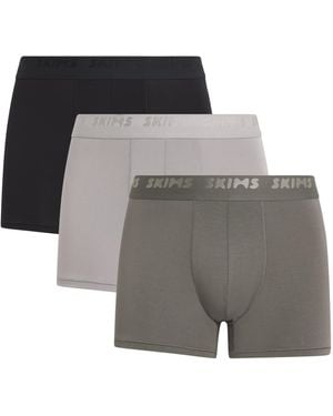 Skims Stretch Boxer Briefs - Grey