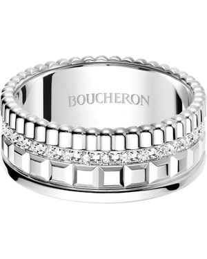 Boucheron Small And Diamond Quatre Radiant Ring - Metallic