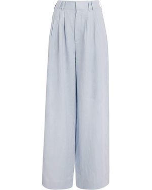 Posse Parker Wide-Leg Trousers - Blue