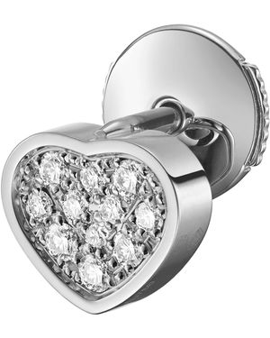 Chopard And Diamond My Happy Hearts Single Earring - Metallic