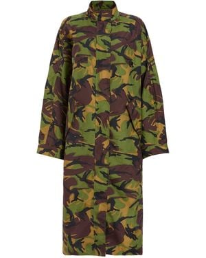 AllSaints Camouflage Daneya Parka - Green