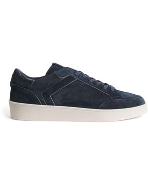 Canali Suede Nuvola Trainers - Blue