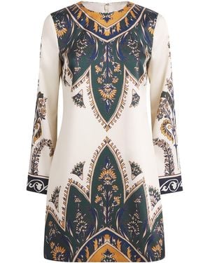 Veronica Beard Cromwell Mini Dress - Grey