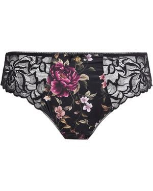 Fantasie Floral Lace-Trim Jennie Briefs - Multicolor