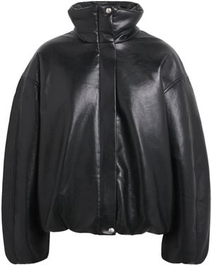 Anine Bing Regenerated Leather Cyrus Jacket - Black