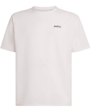 Pulco Studios Aircon Raglan-Sleeve Playing T-Shirt - White