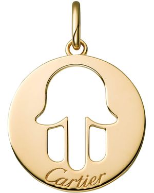 Cartier Symbols Hand Of Fatima Charm - Metallic