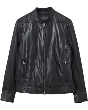 AllSaints Colt Leather Jacket - Black