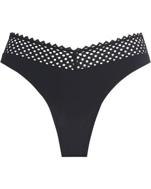 Wolford Romantic Net Thong - Blue
